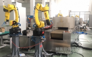 NMT-ZN-631疫苗玻璃瓶特殊涂層工藝,預熱+固化自動化對接隧道爐烘烤線(蘇州?？松?